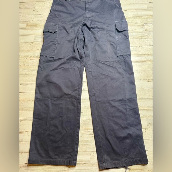 5.11 Tactical Cargo Pants Mens 36x35 Durable Workwear Ripstop Outdoor Navy Blue - Picture 4 of 10